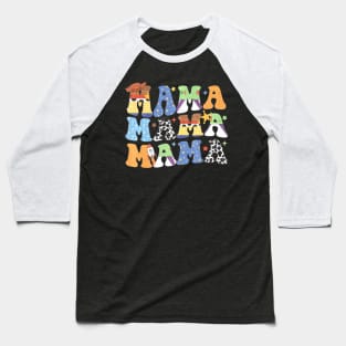 Story Mama Boy Mom Mothers Day For Womens Baseball T-Shirt